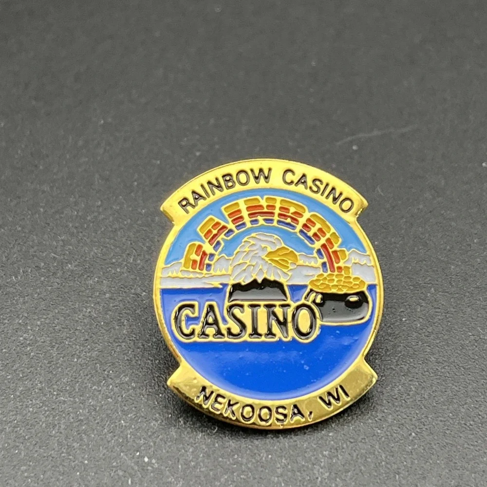 Rainbow Casino Nekoosa Wisconsin Lapel Hat Pin
